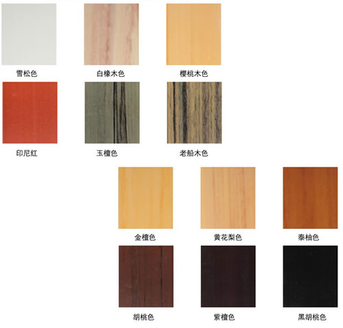 Ecological wood color